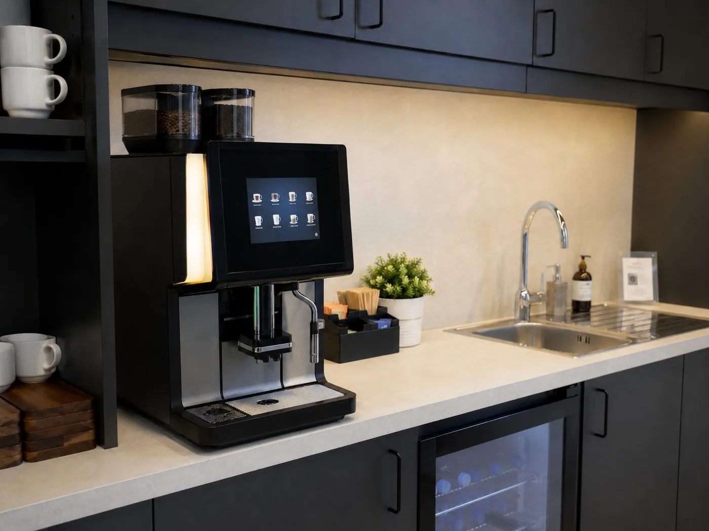 Kaffeevollautomat im Büro – Gewerbeservice Berlin-Köpenick