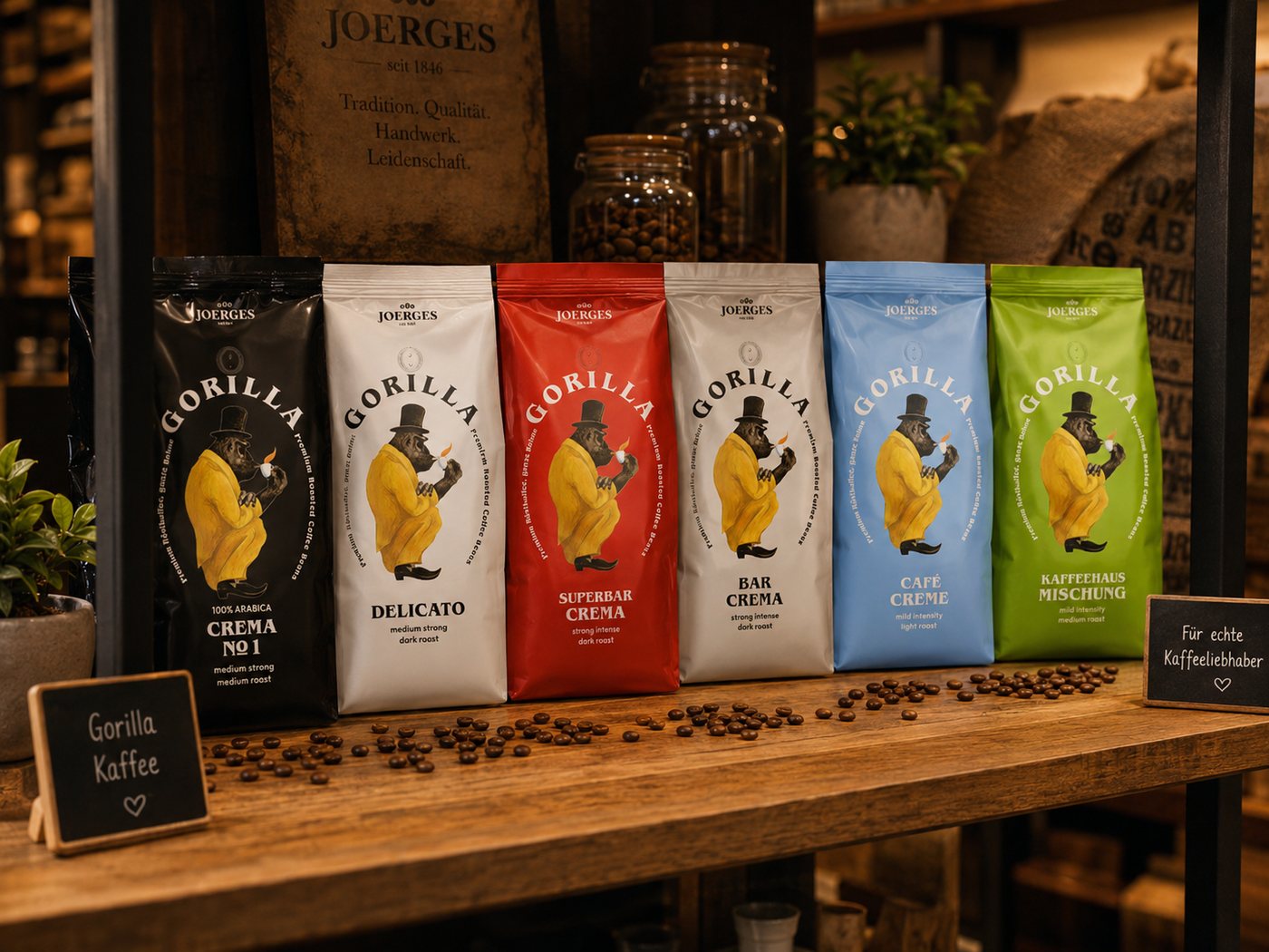 Gorilla Kaffeehaus Mischung 1000g