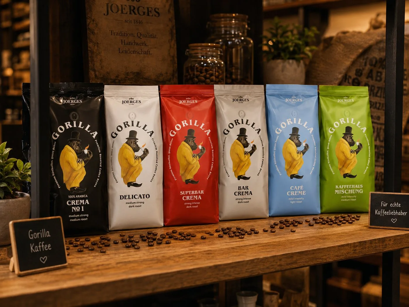 Gorilla Kaffeehaus Mischung 1000g