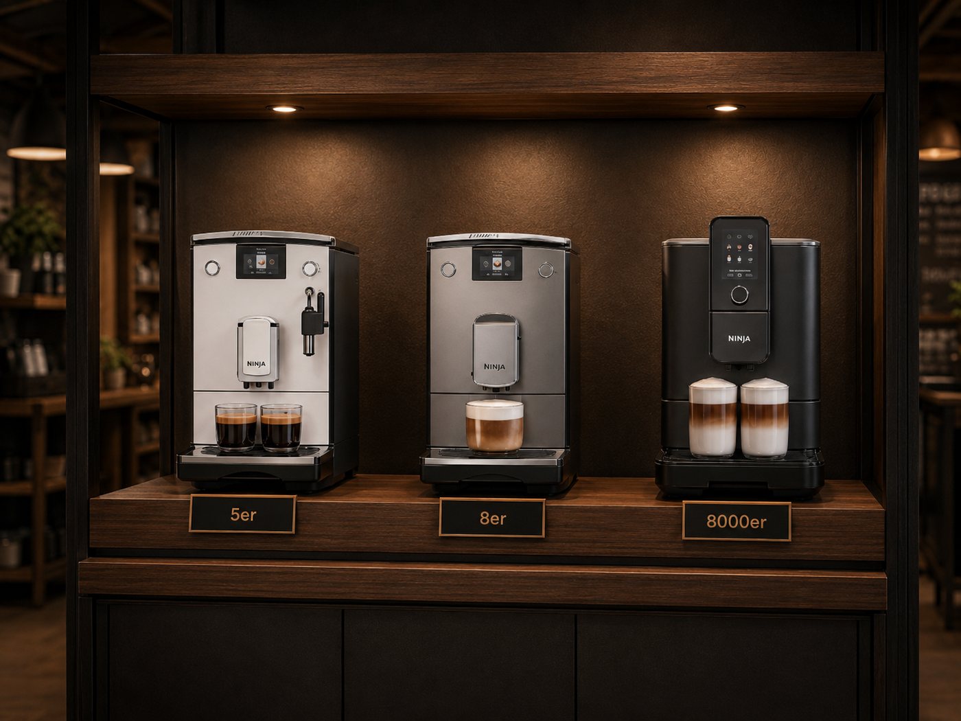 NIVONA Kaffeevollautomat bereitet Espresso zu – Berlin Fachhändler
