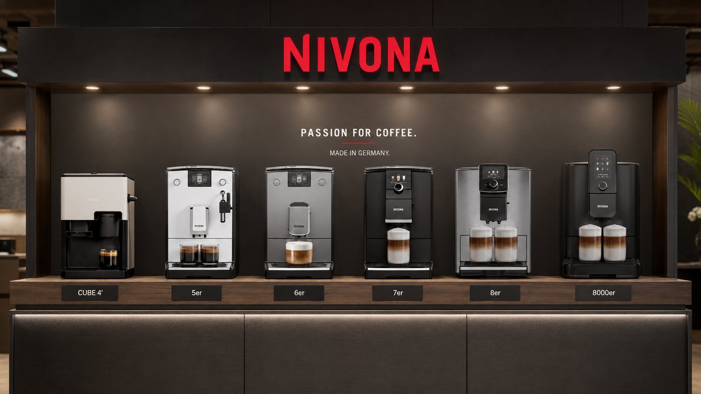 NIVONA Kaffeevollautomat bereitet Espresso zu