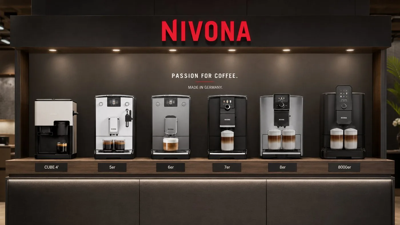 NIVONA Kaffeevollautomat bereitet Espresso zu
